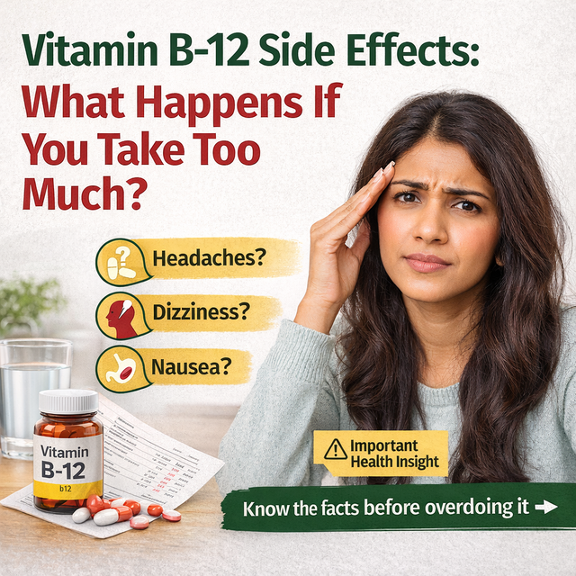 Vitamin B-12 Side Effects: What Happens If You Take Too Much?