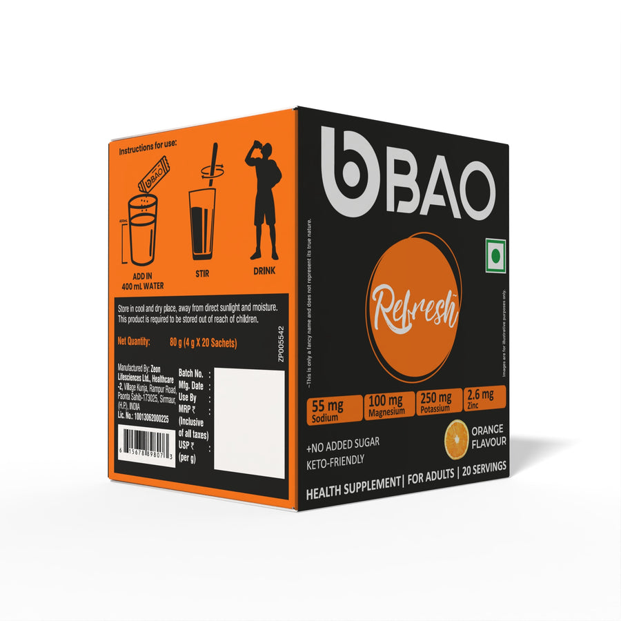 BAO Refresh box and sachet pack