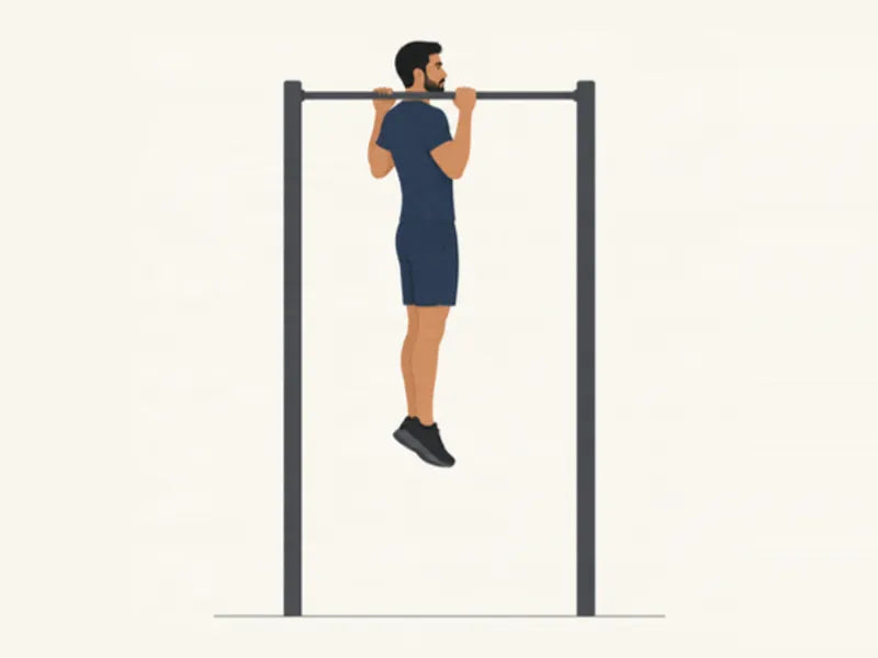 Pull-up: finish, chin above the bar