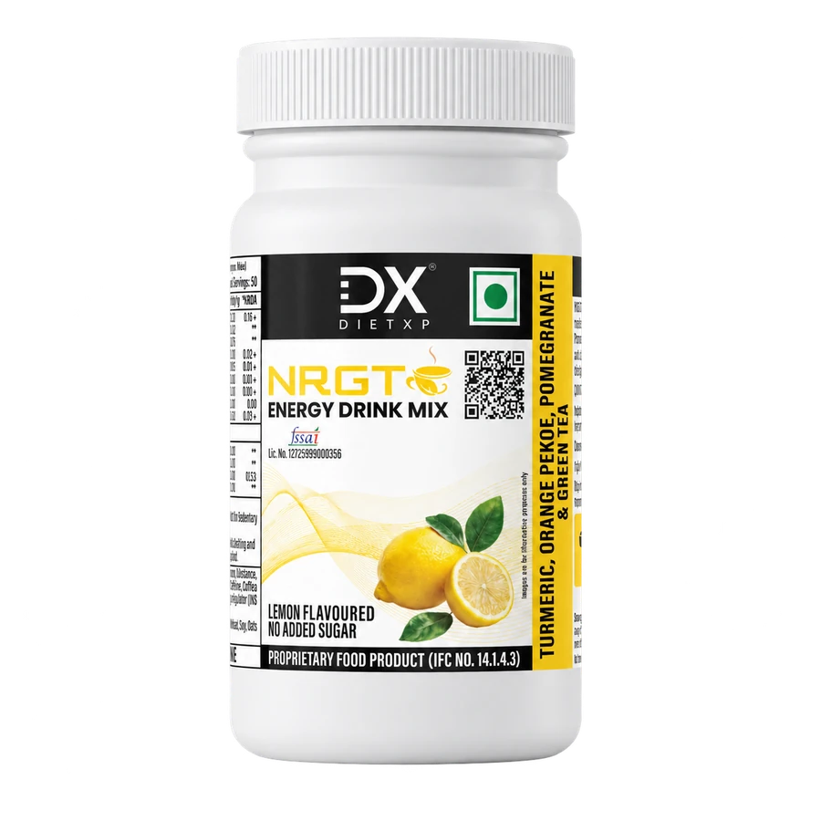 NRGT Lemon Energy Drink Mix jar